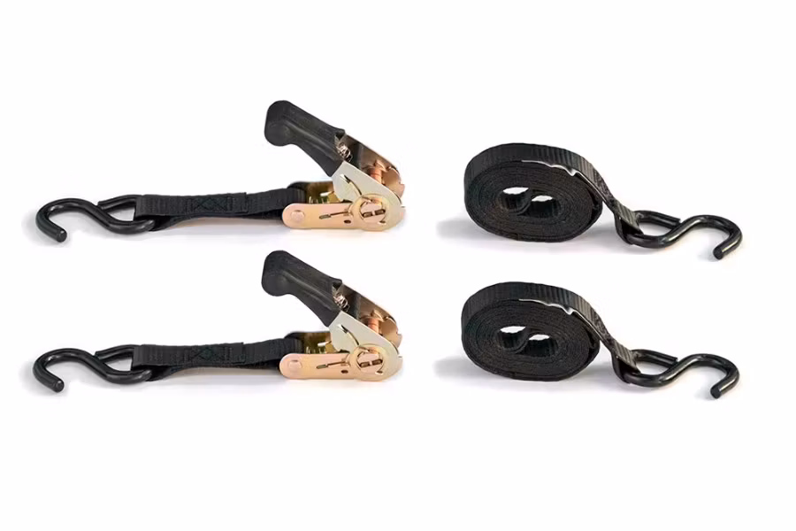 6506-ancra-1-quot-ratchet-tie-down-set-w-vinyl-coated-s-hooks-1.jpg Ancra 1" Ratchet Tie-Down Set w/ Vinyl-Coated S-Hooks