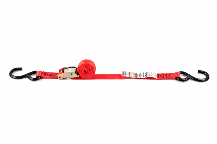 6559-ancra-1-quot-x-5.5-x27-red-motorcycle-strap-1.jpg Ancra 1" x 5.5' Red Motorcycle Strap