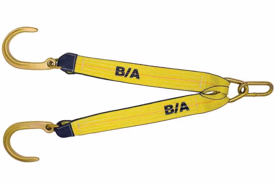 B/A Products Low Profile V-Strap with 8" J-Hooks, 30"
