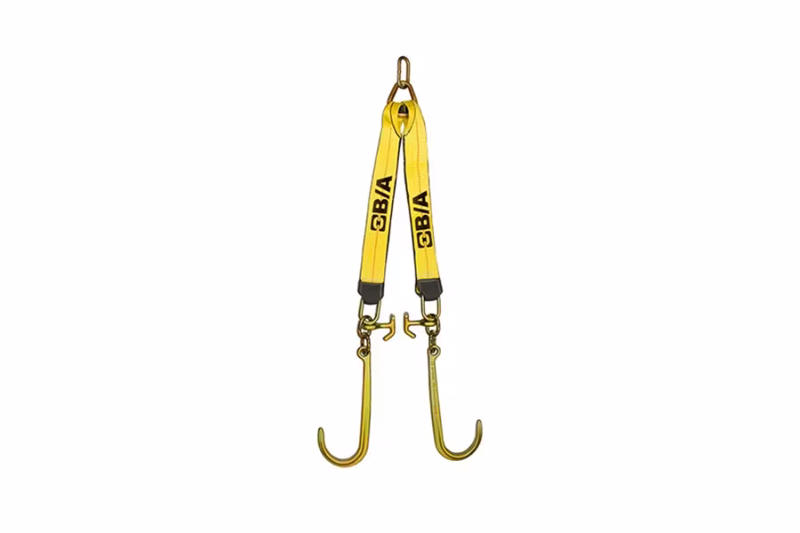 B/a Products Low Profile V-Strap w/15" J-Hooks & Hammerhead T-J Combo Hooks, 24"