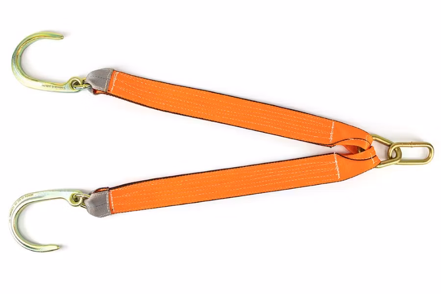 B/A Products Low Profile V-Strap Assembly with 8" J Hooks