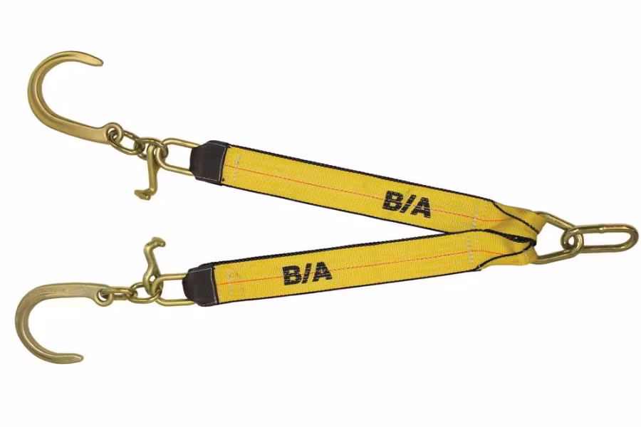 B/A V-Strap, Low Profile w/8" J-Hooks & T-Hooks, 24"