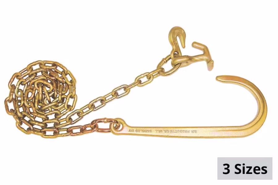 B/A Products J Chain 15" J Hook / Grab Hook / Hammerhead Hook G70