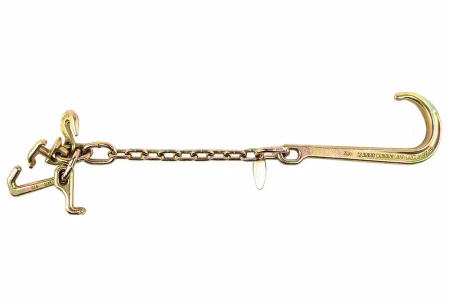 Zip's J-Chain Assembly with 15" J, Mini J, Grab, and Hammerhead Hooks