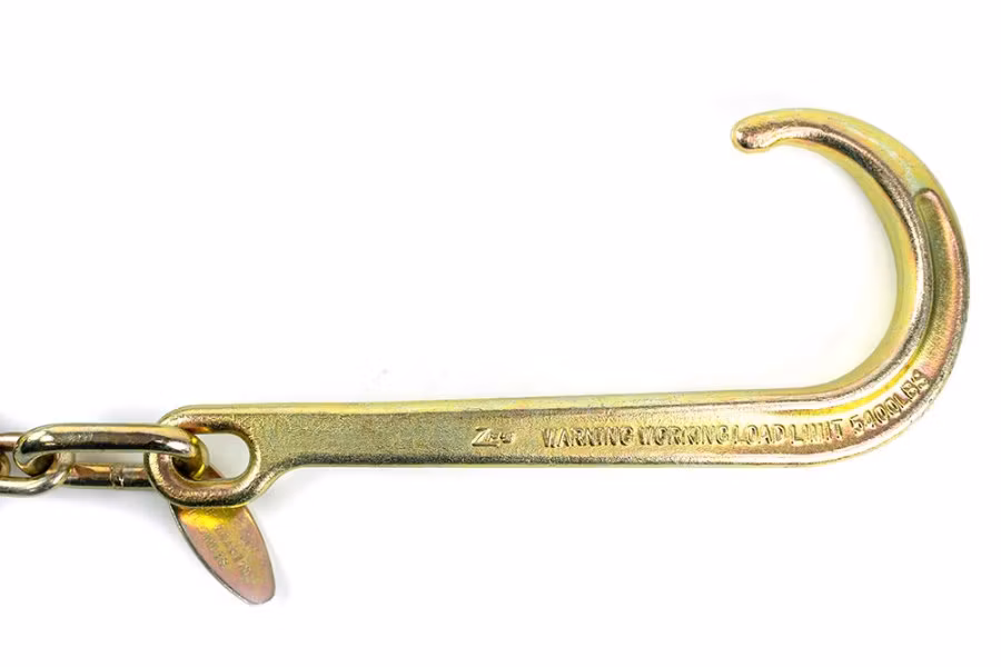 Zip's J-Chain Assembly with 15" J, Mini J, Grab, and Hammerhead Hooks