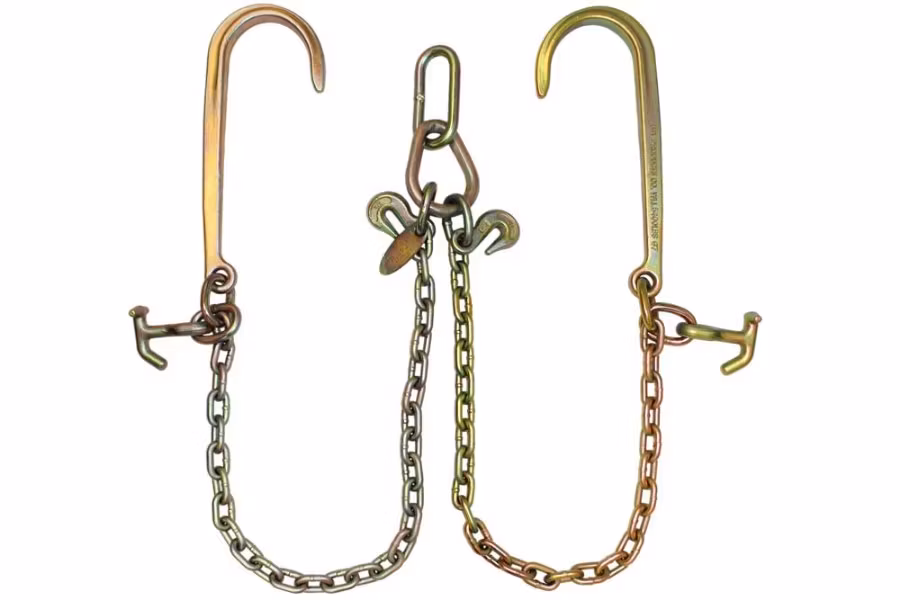 B/A Products Low Profile V-Chain with 15" J Hooks / TJ Combo Hooks