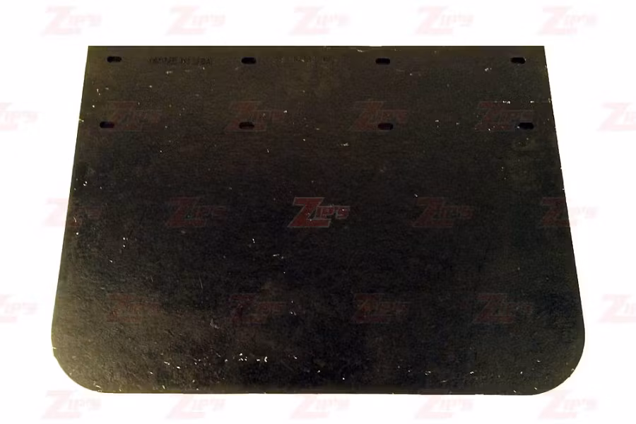 Mudflap 24"W x 24"L, Poly with spray control ribs.