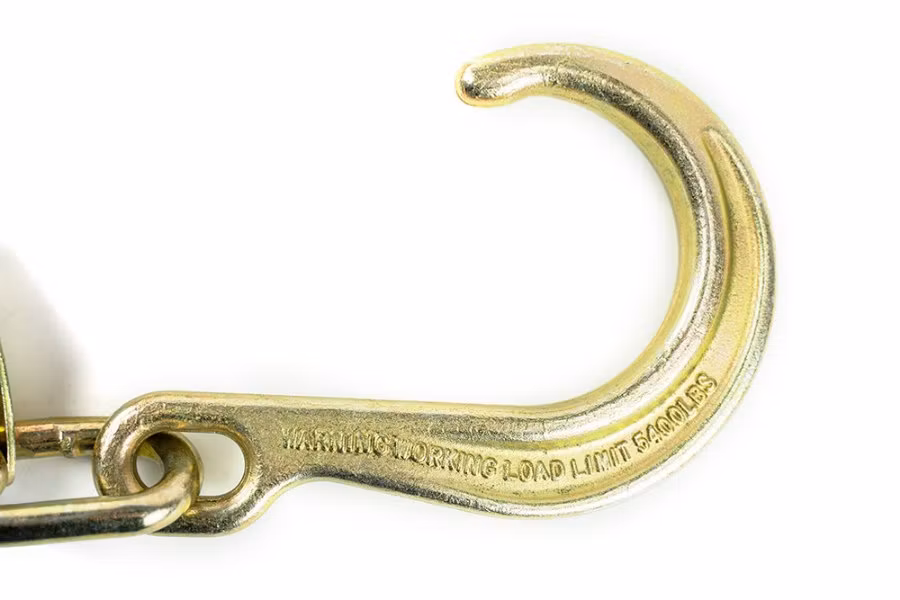 SafeAll 8" J-Chain Assembly with Grab and TJ Combo Hooks