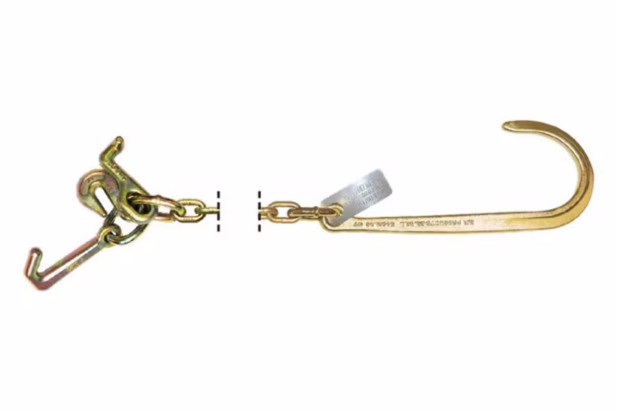 B/A Products J-Chain Assembly with 15" J-Hook and T, Grab and Mini J Hooks