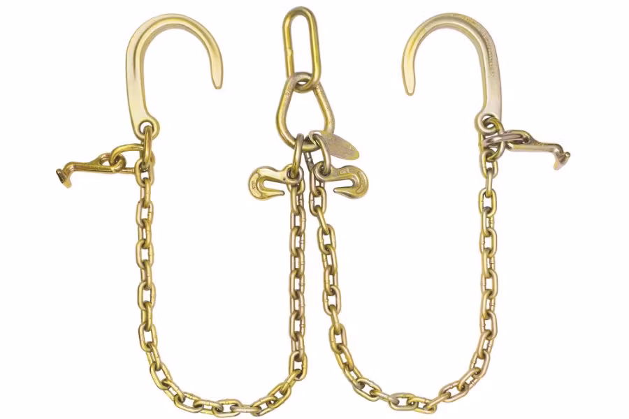 B/A Products V Chain Low Profile 8" J Hooks / T Hooks G70 (2' ONLY)