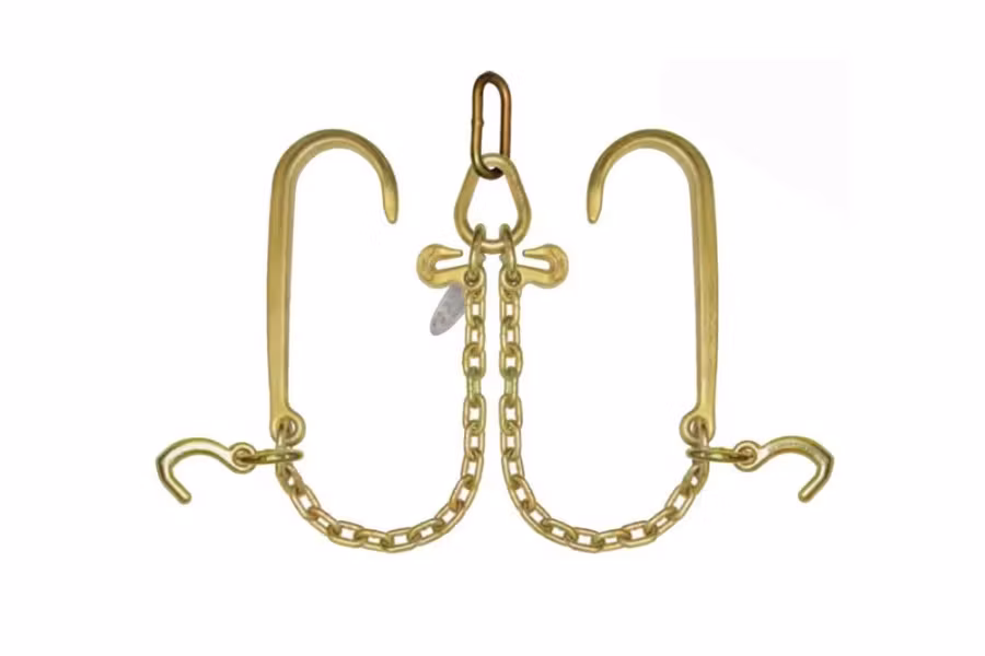 B/A Products Low Profile V-Chain w/15" J and Compact J-Hooks - 2'