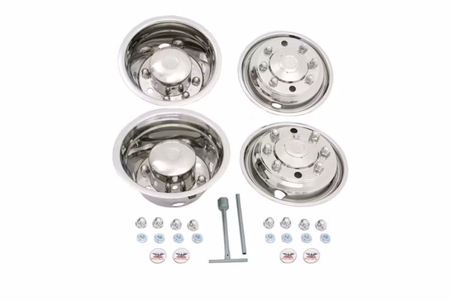 Phoenix 19.5" Stainless Steel 8-Bolt D.O.T. Wheel Simulator