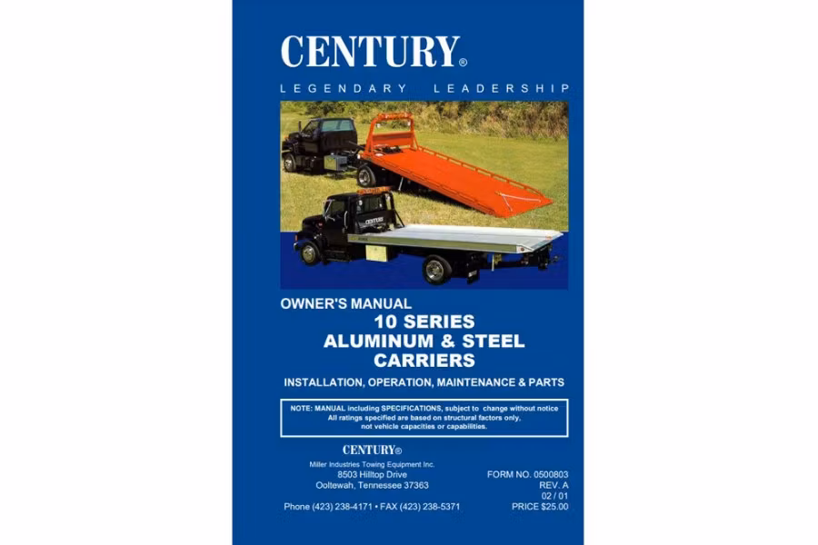 Manual, 10 Series Century