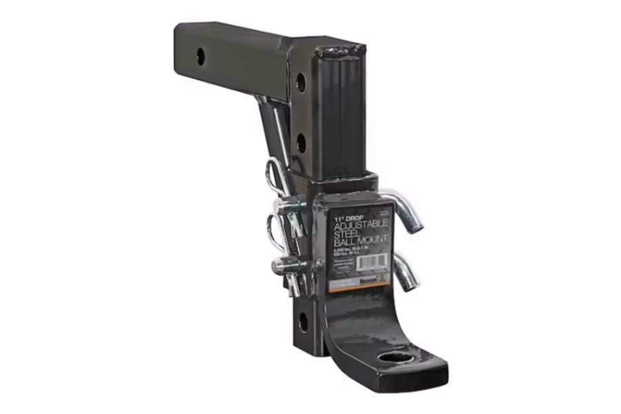 Buyers Adjustable Ball Mount for 2 Inch Hitch Receivers
