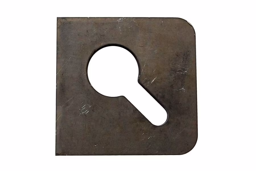 Buyers Keyhole Plate Single Banjo Eye 5/16"