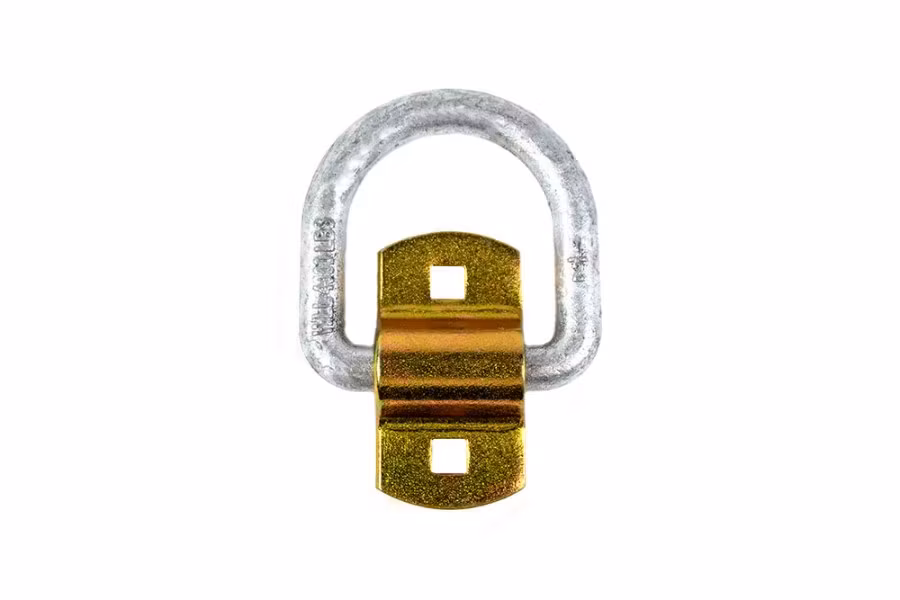 Ancra 1/2" Forged Steel Heavy-Duty D-Ring w/ Bolt-On Clip