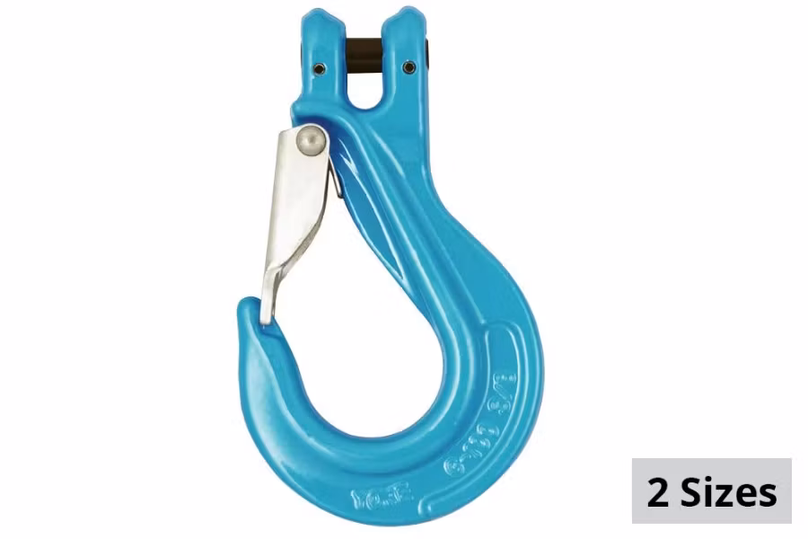 Yoke Sling Hooks w/ Latches Clevis G100