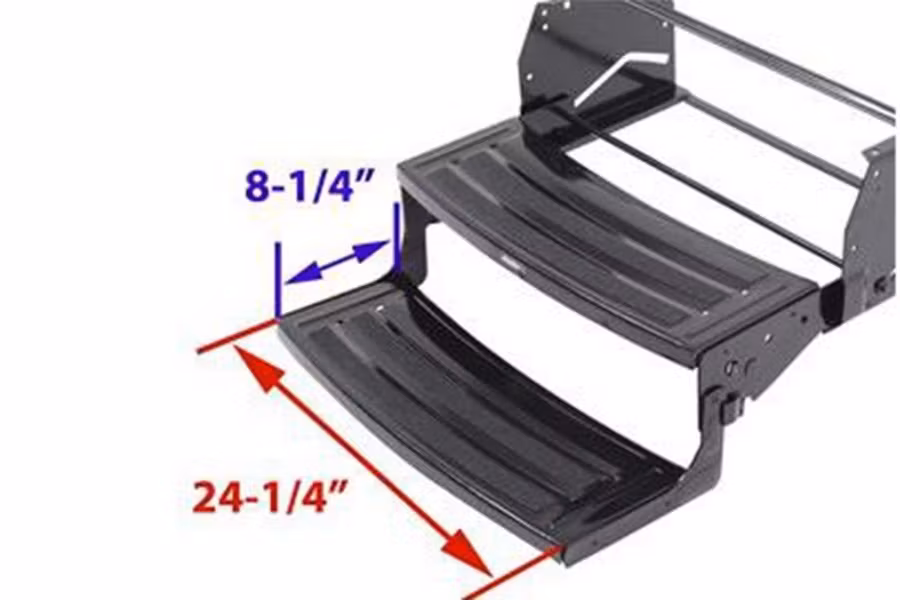 Pull Out Double Step 7" Drop 24 1/4" Wide