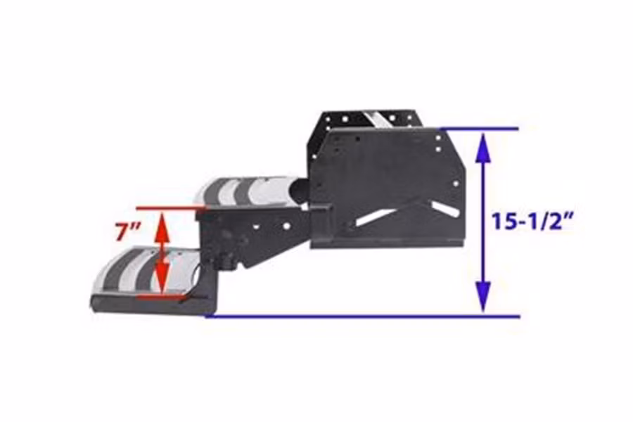 Pull Out Double Step 7" Drop 24 1/4" Wide