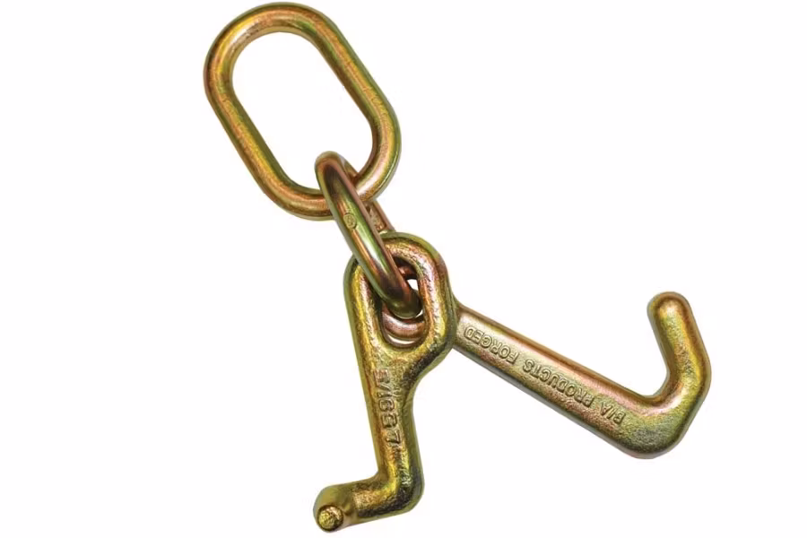 B/A T and Mini J Hooks on Oblong Link