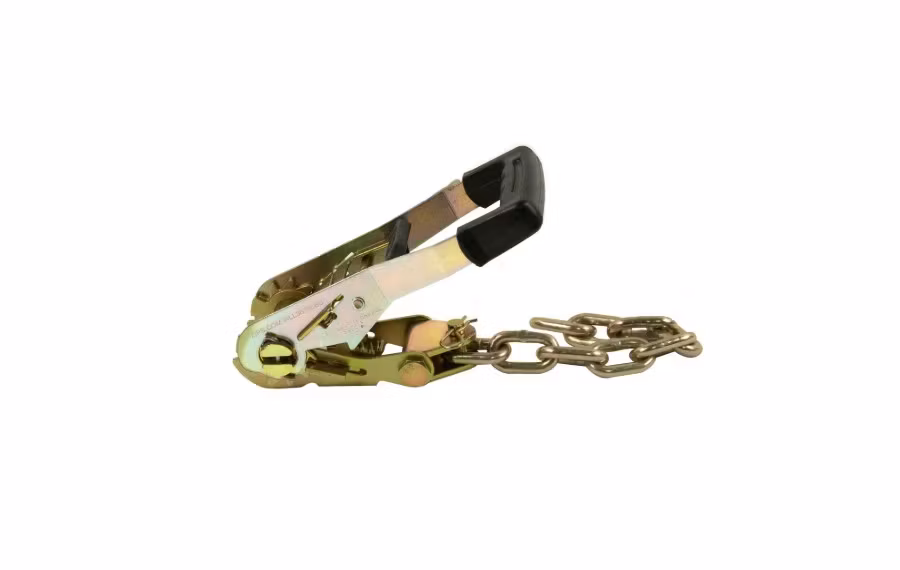 Zip's 2" Long Handled Ratchet with Rubber Comfort Grip and Chain