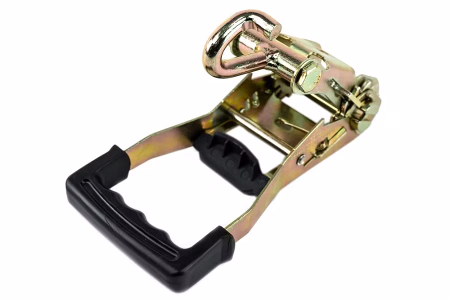 Zip's 2" Long Handled Ratchet with Rubber Comfort Grip and Bent Finger Hook
