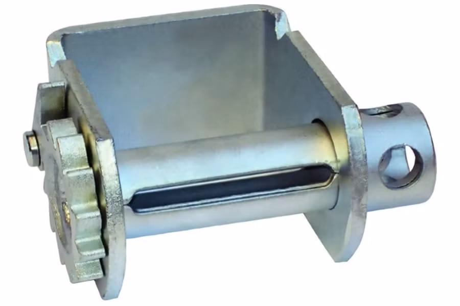 Ancra Standard Bottom Mount Web Winch, Slider, X-Treme Zinc Plated