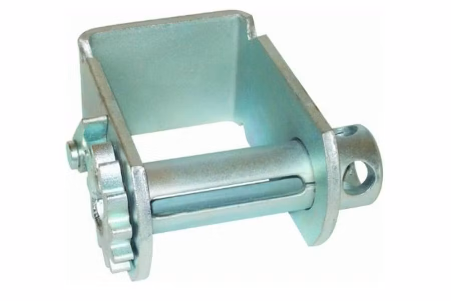 Ancra Bottom Mount Web Winch, Deep Storage Slider, X-Treme Zinc Plated
