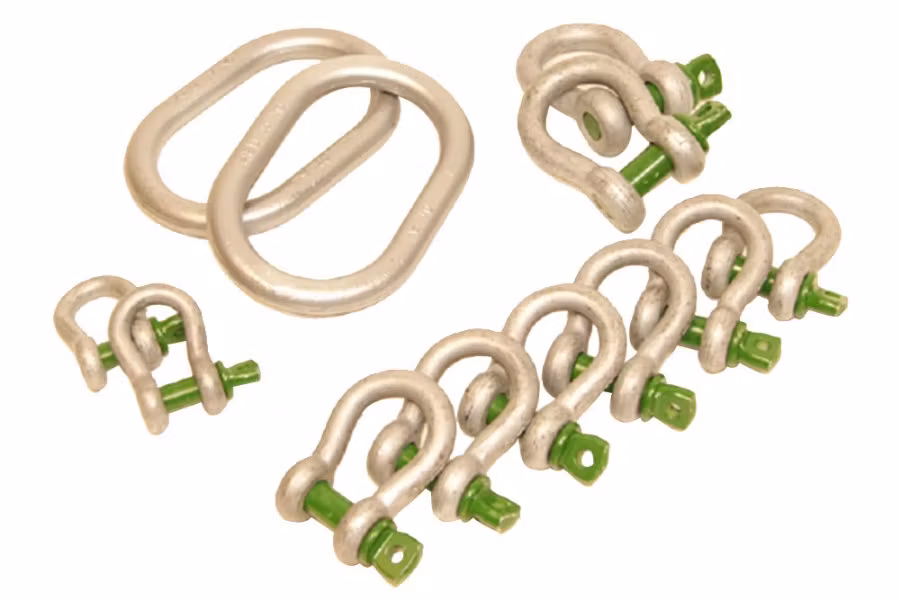 Green Pin Shackle Kit 12 Pieces