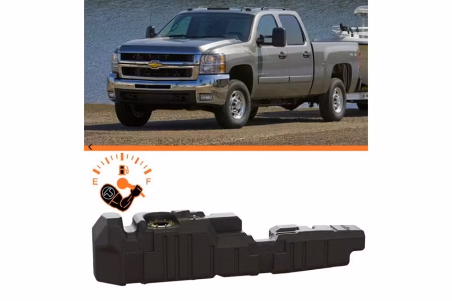 Titan Fuel Tanks 2011 to 2016 GM Crew Cab Short Bed Duramax Diesel Fuel Tank