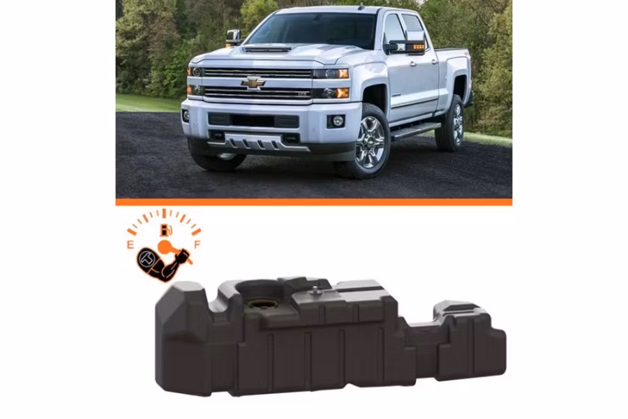 Titan Fuel Tanks 2017 to 2019 GM Crew Cab Short Bed Duramax Diesel Fuel Tank