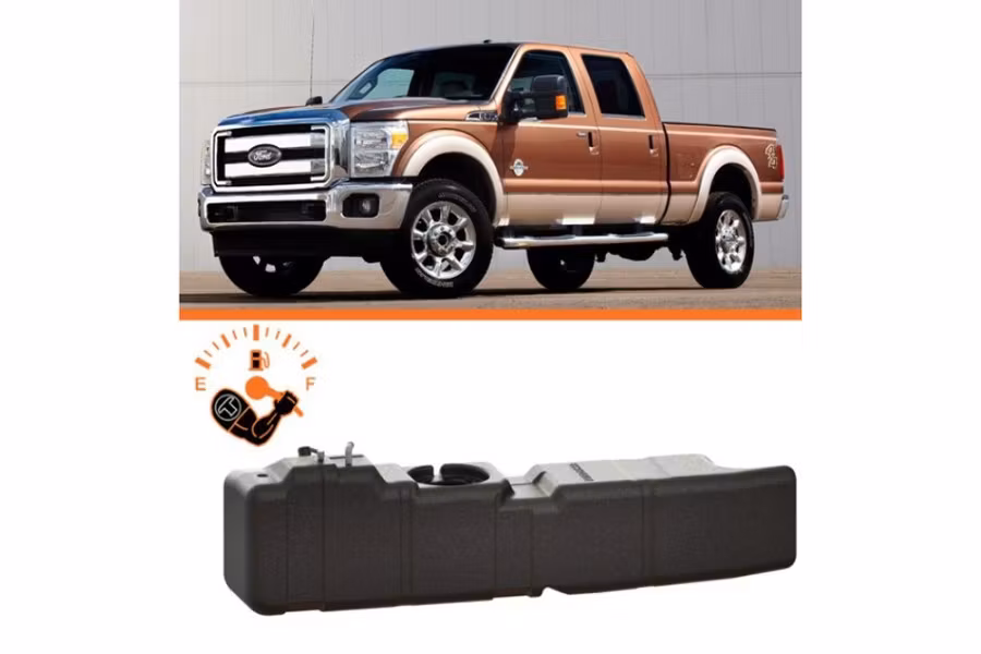 Titan Fuel Tanks 2011 to 2016 Ford Crew Cab Short Bed Power Stroke Diesel Fuel Tank