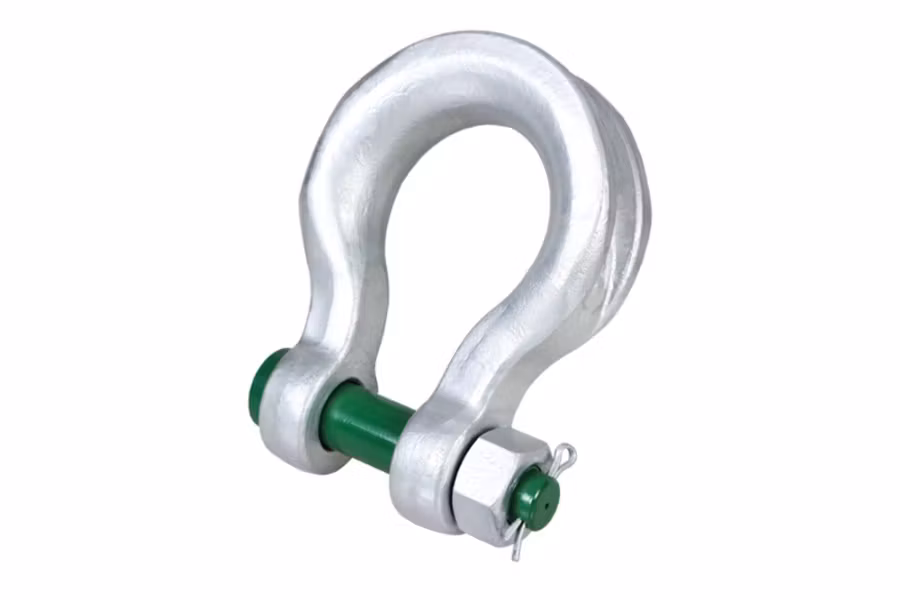 Green Pin Sling Shackle with Safety Bolt