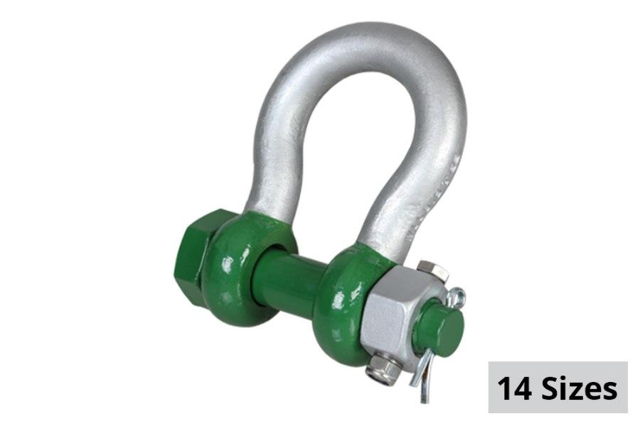 9990-green-pin-polar-bow-shackle-with-safety-bolt-and-fixed-nut-1.jpg Green Pin Polar Bow Shackle with Safety Bolt and Fixed Nut